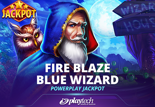 Fire Blaze: Blue Wizard PowerPlay Jackpot